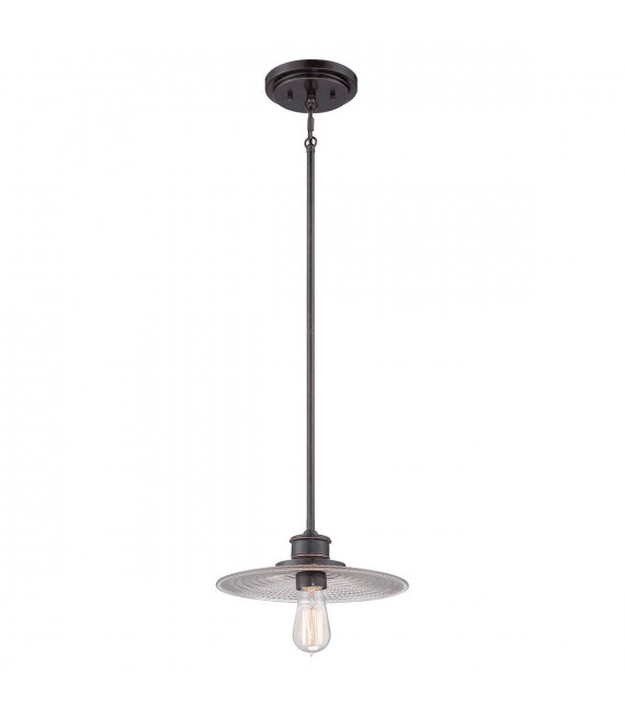 Lampada a sospensione Admiral, nichel antico, 1 lampadina