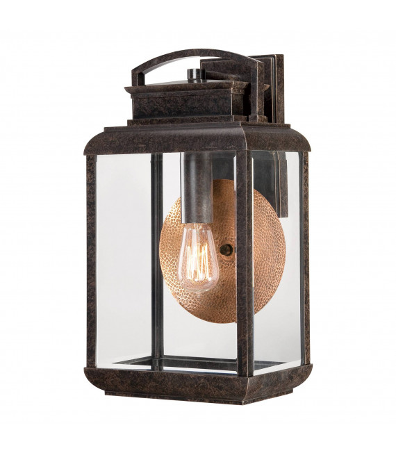 Applique Byron, bronze et verre, moyenne
