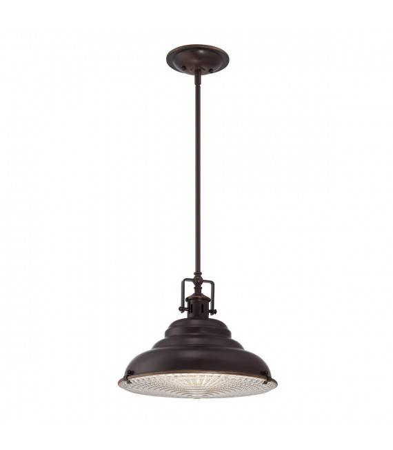 Lampada a sospensione Eastvale, bronzo palladiano, 2 lampadine