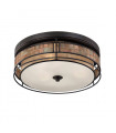 Suspension Laguna, cuivre, 4 ampoules