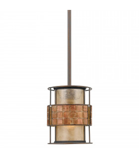 Lampada a sospensione Laguna, rame, 4 lampadine