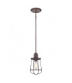 plafonnier ventilateur vintage 2 ampoules e27 max 60w brun patiné