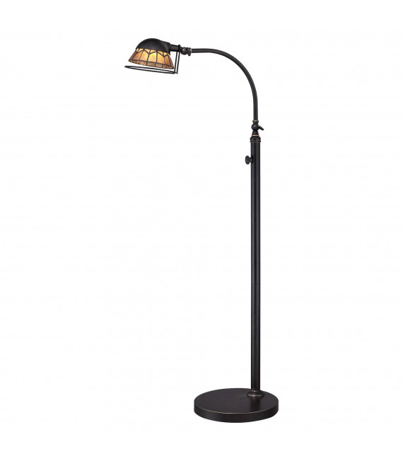 Thompson Stehlampe, antikes Messing
