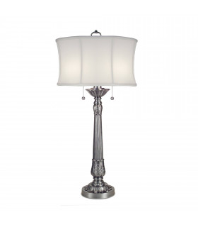 Lampada Hampton, con paralume bianco sporco