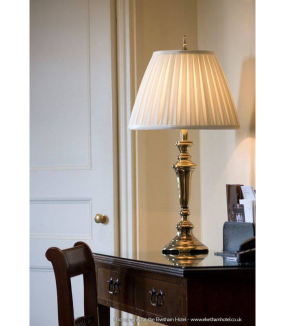 Lampada Cincinnati, con paralume perlato