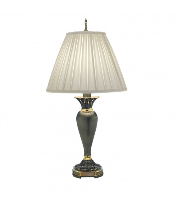 Roggenlampe mit Elfenbeinschirm