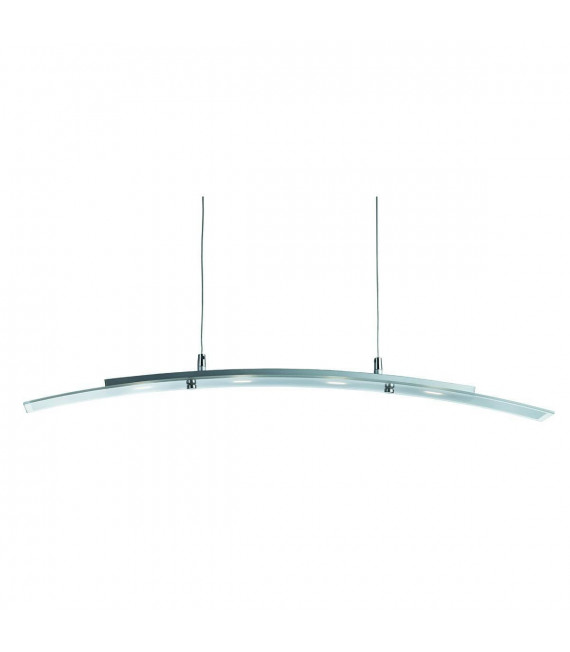 LED Silber und Glas gebogene Leiste