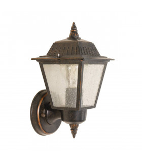 Georgetown Wandleuchte, kaiserliche Bronze und Glas, klein