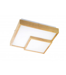 Lampada da soffitto in legno HUDSON 1 lampadina a LED