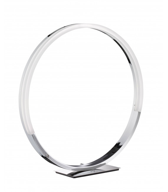 SOUL lámpara de mesa cromada 1 bombilla LED