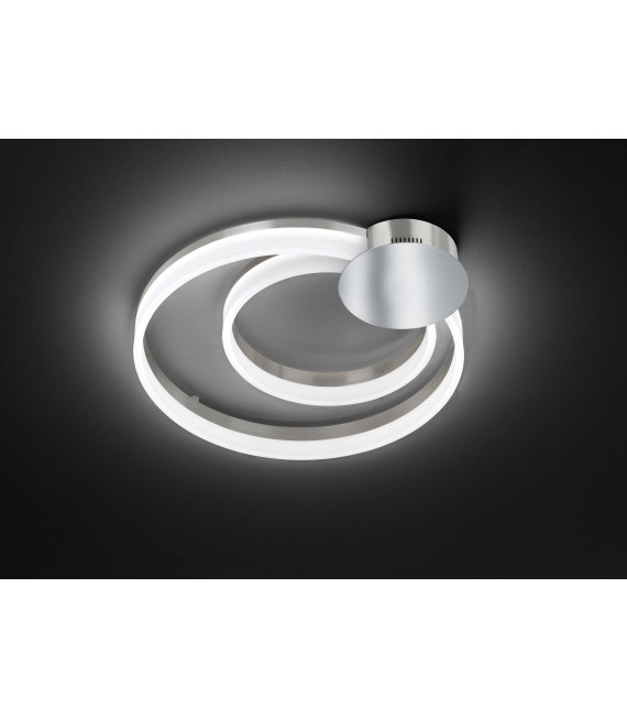 SOUL Deckenleuchte matt Nickel / Chrom 1 LED-Lampe