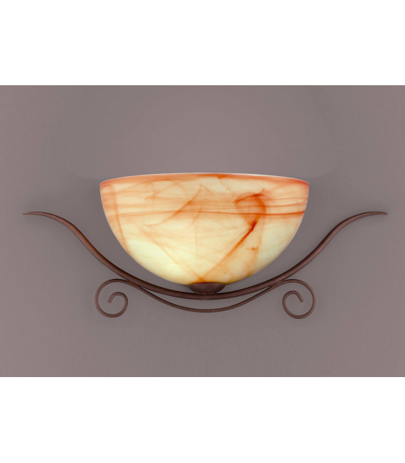 Applique LACCHINO marrone antico 1 lampadina