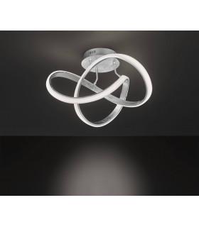 Lampada da soffitto INDIGO argento 1 lampadina a LED