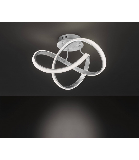 INDIGO Plafón plata 1 bombilla LED