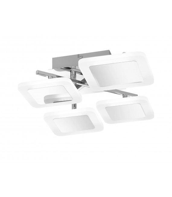 Plafoniera IMPULS cromata 1 lampadina a LED
