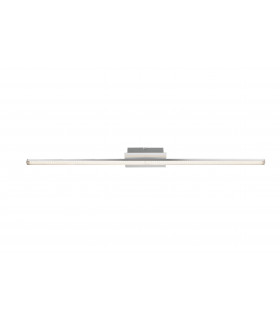 Lampada da soffitto cromata CLAY 1 lampadina a LED
