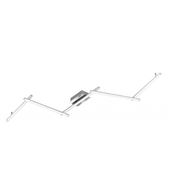 CLAY Chrom Deckenleuchte mit 5 LED-Lampen