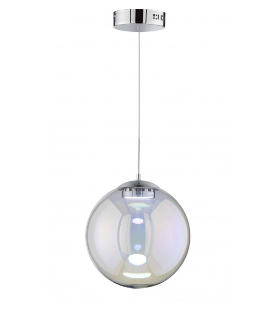 Grace lámpara colgante cromo 1 bombilla LED