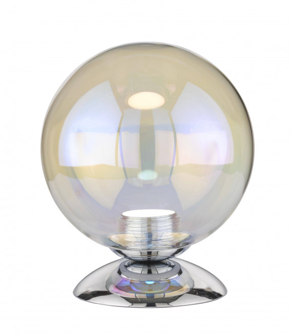 Lámpara de mesa MIA cromo 1 bombilla LED