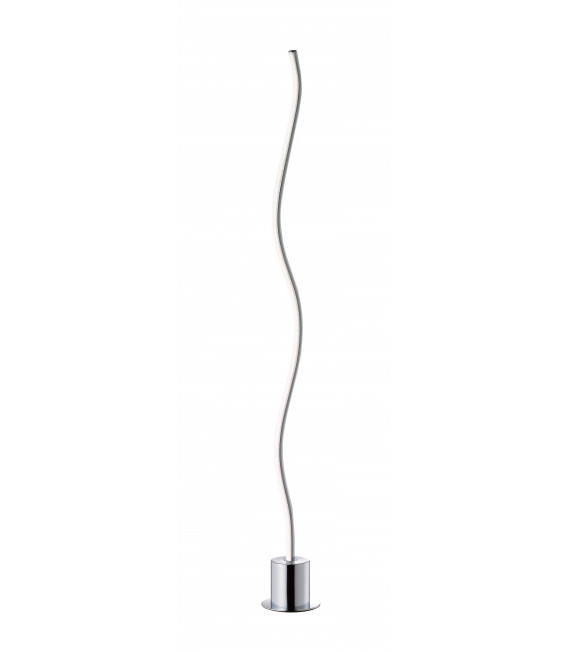 Lampada da terra LINEE cromata 1 lampadina a LED