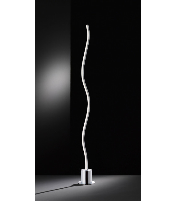 LINEE Chrom Stehleuchte 1 LED Lampe