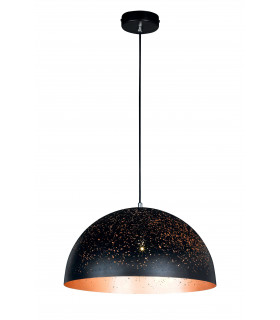 TORRE lámpara colgante marrón antiguo 1 bombilla