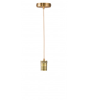 Lampada a sospensione NALA in ottone 1 lampadina