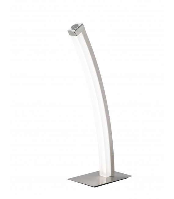 FERROL lámpara de mesa níquel mate 1 bombilla LED