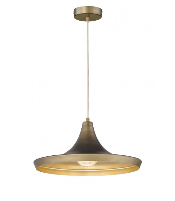 Lampada a sospensione ERIN marrone chiaro 1 lampadina