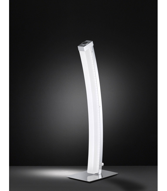 COLMAR lámpara de mesa cromada 1 bombilla LED