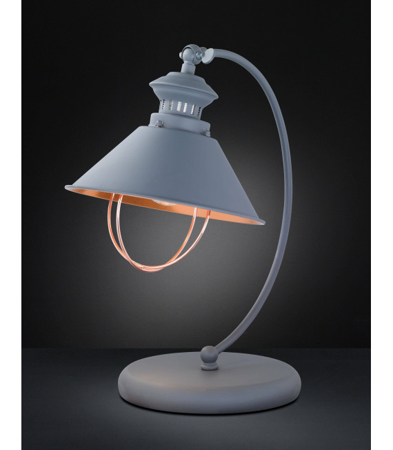 Lampada da tavolo grigia FIRENZE 1 lampadina