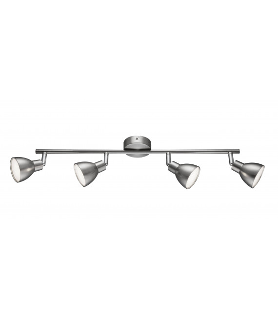 Spot LESTER matt Nickel / Chrom 4 LED-Lampen