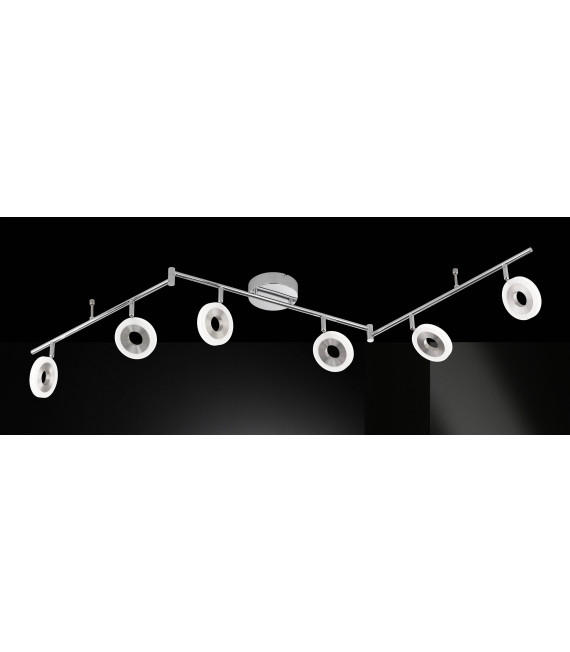 DIVINA Spot Matt Nickel / Chrom 6 LED-Lampen