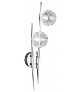 ARC Chrom Wandleuchte 2 Lampen