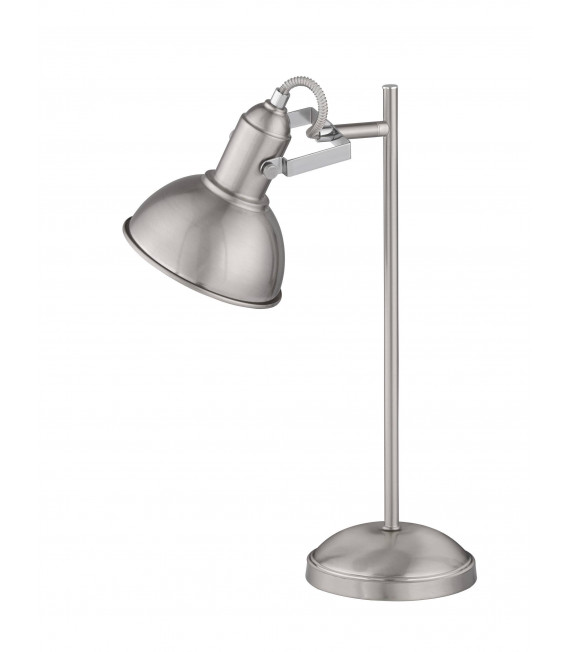 GELTUNGSBEREICH Tischlampe Matt Nickel 1 Glühbirne