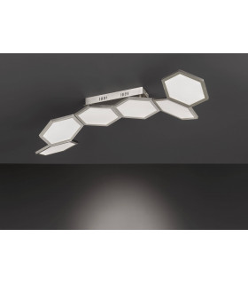 SIGNE Deckenleuchte Matt Nickel 1 LED-Lampe