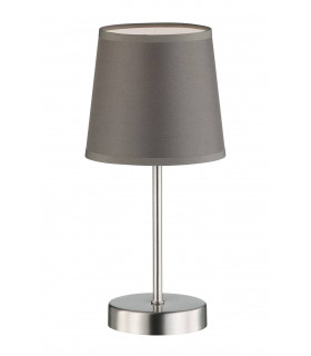 Lampada da tavolo grigia CESENA 1 lampadina