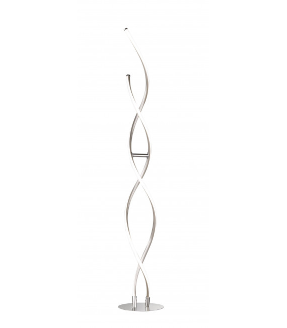 BONNEY Stehleuchte matt Nickel 1 LED-Lampe
