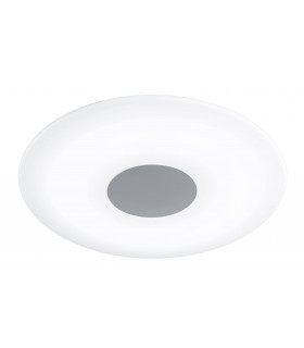 Plafoniera SILA nichel opaco 1 lampadina a LED