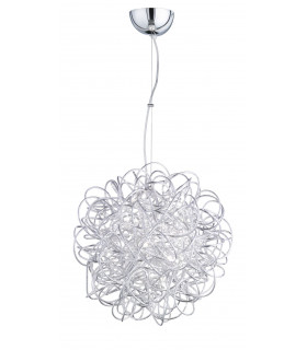 APART lámpara colgante plata 1 bombilla LED