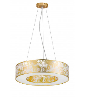 Lampada a sospensione dorata LEIKA 1 lampadina a LED