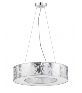 Silberne LEIKA Pendelleuchte 1 LED-Lampe