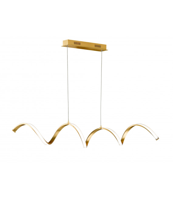 RUSSELL goldene Pendelleuchte 1 LED-Lampe