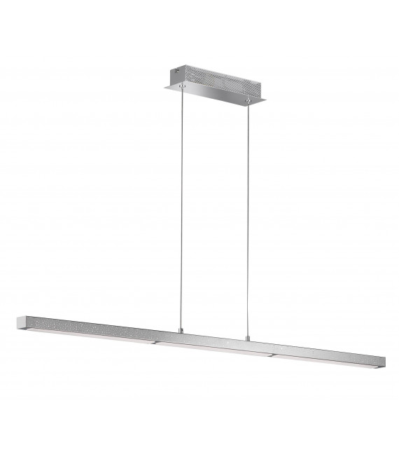 Lámpara colgante LEVI cromo 1 bombilla LED