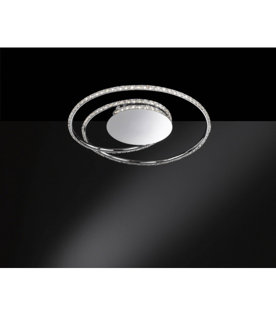 OPUS Chrom Deckenleuchte 1 LED-Lampe