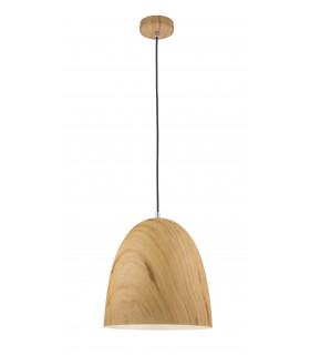 Lampada a sospensione LIAM in legno 1 lampadina