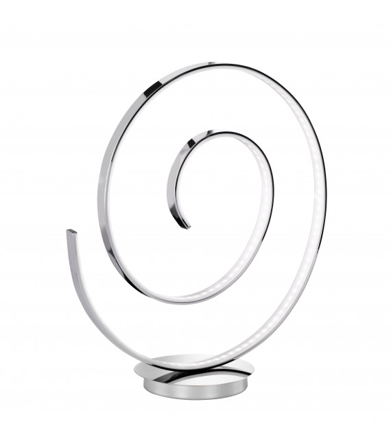 ORLAND lámpara de mesa cromada 1 bombilla LED