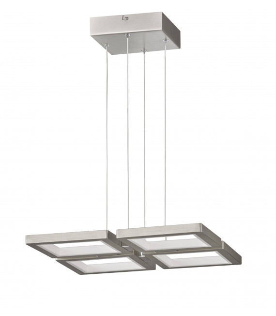 VISO lámpara colgante níquel mate 1 bombilla LED
