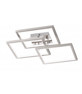 Plafoniera VISO nichel opaco 1 lampadina a LED