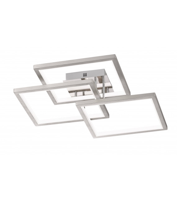 Plafoniera VISO nichel opaco 1 lampadina a LED